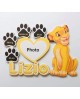 Plaque de naissance Simba Roi Lion personnalisée
