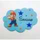 Plaque nuage Mario personnalisée