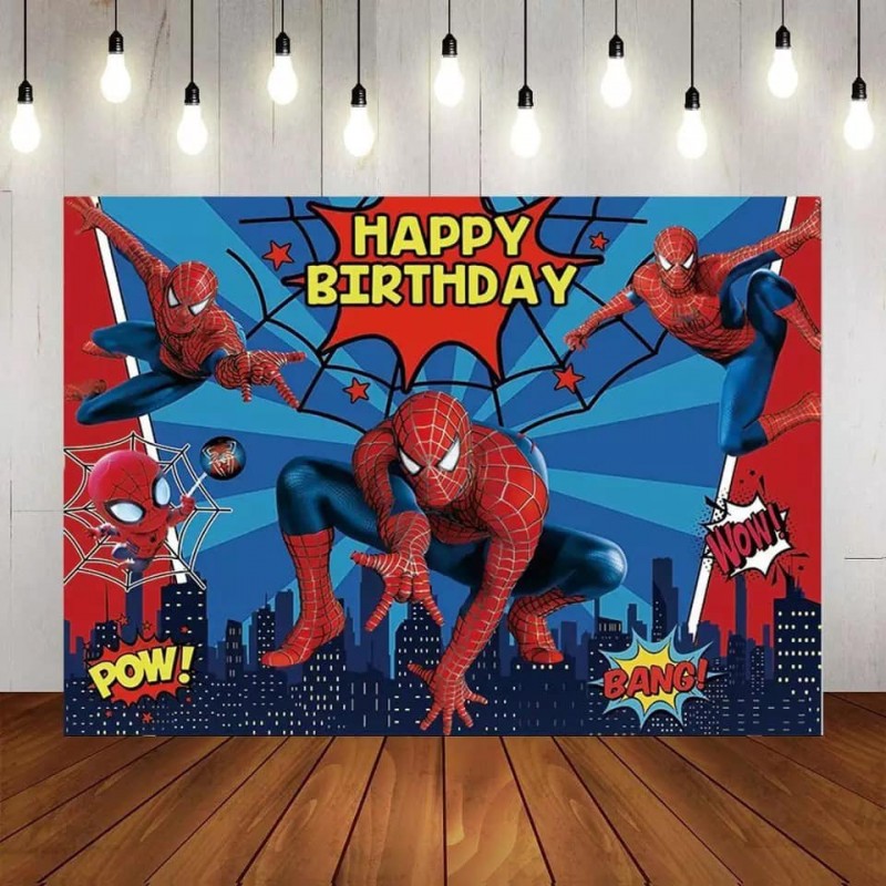 toile-arriere-plan-personnalise Spiderman