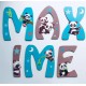 Lettres Bois pour Prénom: Panda